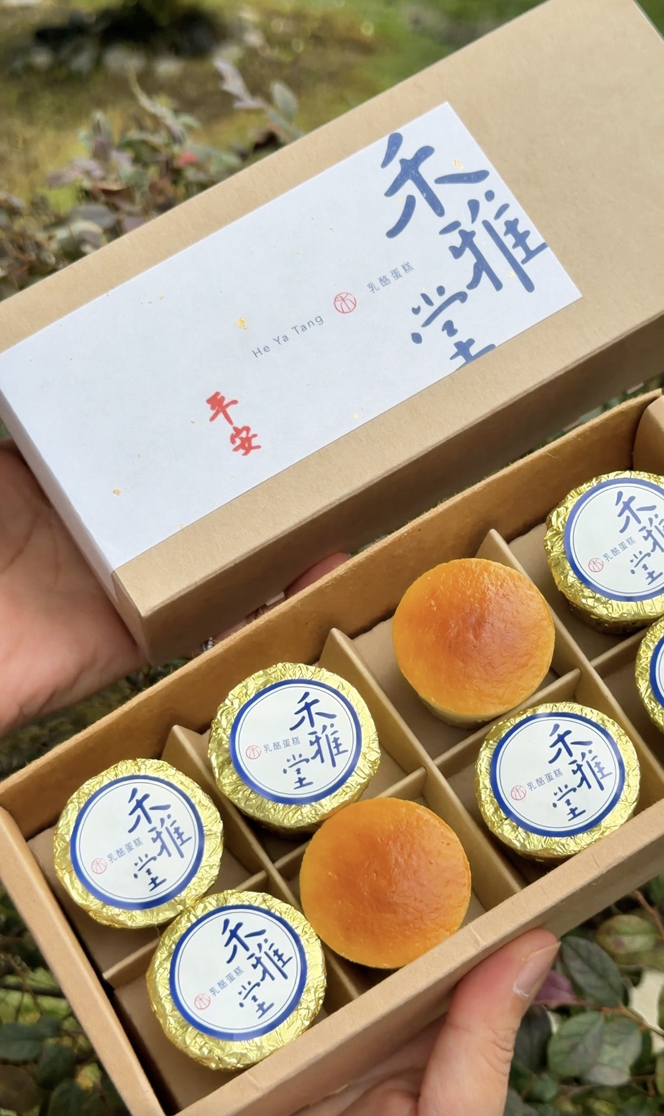 台中大坑最強隱藏伴手禮「禾雅堂經典乳酪蛋糕」像金莎一樣單顆拆、不沾手 冰淇淋般的濃郁口感 入口即化太幸福！中秋禮盒，可宅配